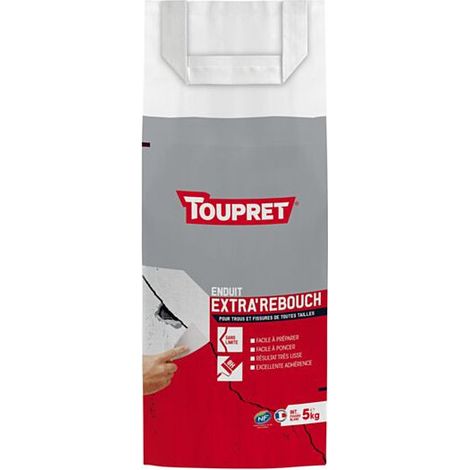 Relleno de polvo 'Extra' Rebouch TOUPRET 5kg blanco