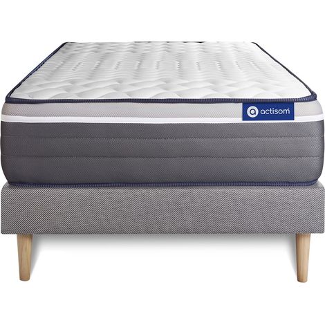 Kit rete e materasso matrimoniale Actiflex plus 90x190cm - Spessore : 26cm - Molle insacchettate e memory foam- molto rigido