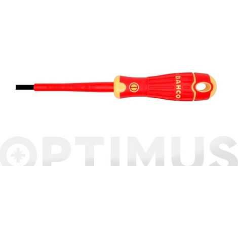 TOURNEVIS ISOLÉ BAHCOFIT BOUT DROIT 2,5X75 - BAHCO