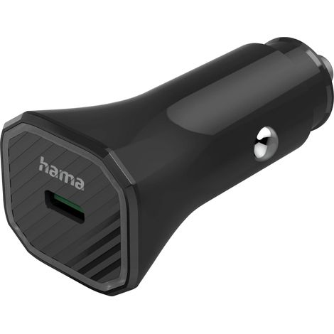 hama Chargeur pour voiture QI Eco USB-C, PD/QC® 3.0, 25W, Noir (00187279) (1/2)
