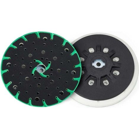 Plateau ponceuse 150 mm avec aspiration de poussière - Filetage de raccordement M8 - remplacement du festool plateau ponceuse, compatible avec le ponceuse excentrique 150mm bosch makita etc (1/4)