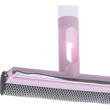 3-in-1 Fensterreiniger mit abnehmbarer Sprühflasche und Schaber – Rosa – PP und TPR (1/4)