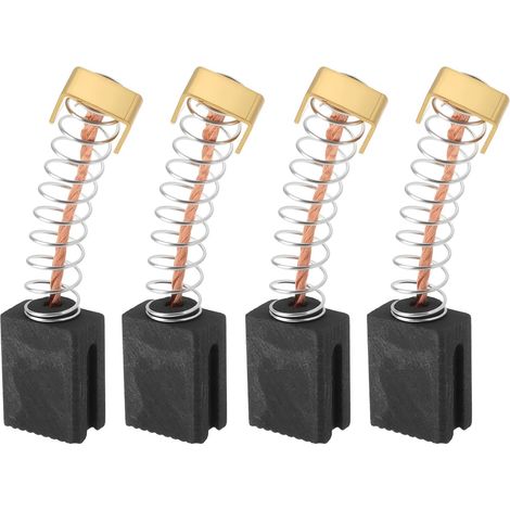 Lot de 2 paires balais carbone moteur - 6x10x14 mm - Carbone et cuivre haute résistance - Pour réparation outils électroportatifs (1/5)