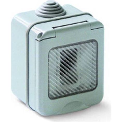 CASSETTA TONDO DA PARETE P/ESTERNO 1P IP55