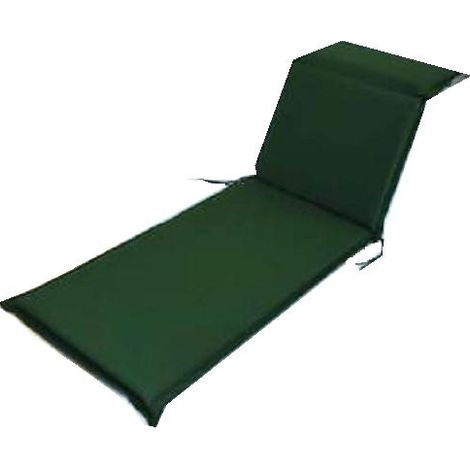 CUSCINO LETTINO VERDE 190X60X7 GIARDINO MADE IN ITALY FABOTEX