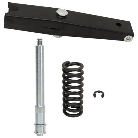 RASTKY Pin à Charnière de Porte et Kit de Réparation de la Bague avec Ressort + Tronçon Supérieure Supérieure à Rouleau à Roulettes avec Charnière Spring Porte à Ressort Remplacement de l'outil. (1/5)