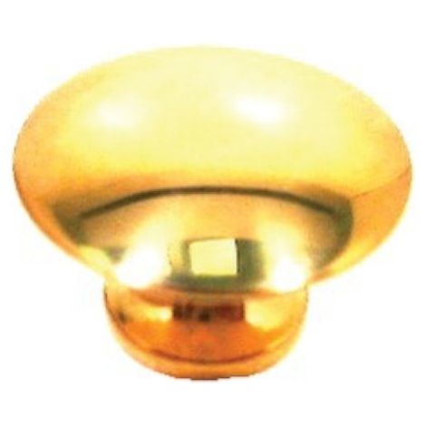 Bouton de porte SELECT HARDWARE en laiton poli 25 mm Modèle 111836