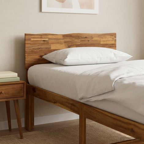 vidaXL Cabecero con borde natural ROSTOCK Natural 90 cm (1/5)