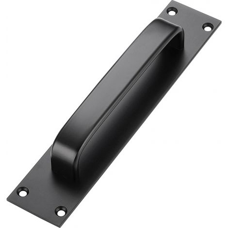 Schiebetürgriff, Schranktürgriff, dekorativer Griff, für schwere Türen, Außentüren, Innentüren (schwarz)