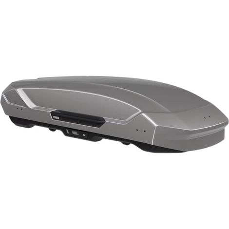 box baule da tetto per auto thule "motion 3 l" grigio 440 lt