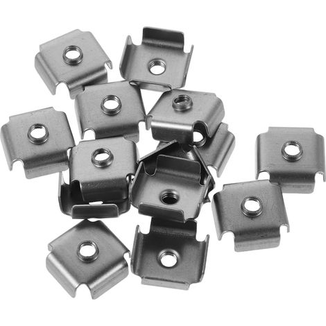 Écrous filetés intérieurs M6 25x25 mm pour tubes carrés, 200 (1/5)