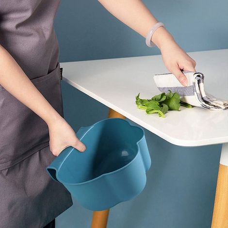 Hängender Mülleimer 3er-Set Schrank-Hängemülleimer Küchenschranktür-Hängemüllbehälter Küchenschreibtisch-Hängemülleimer Hängender Abfallkorb für (1/4)