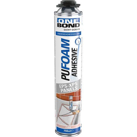 SCHIUMA POLIURETANICA PER PANNELLI ISOLANTI 'PU FOAM EPS-XPS PANELS' ml 750- 12 pezzi  - ONEBOND