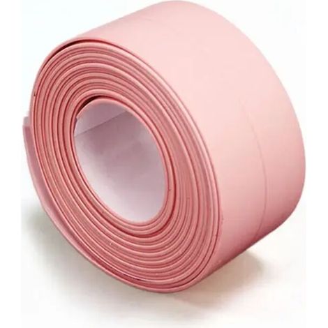 PVC étanche autocollant mural auto-adhésif évier poêle fissure bande cuisine salle de bain baignoire coin mastic ruban étanche rose 320x3.8cm (1/3)