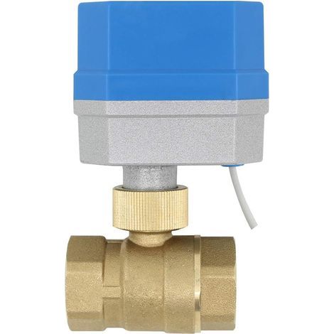 1 Vanne Sphérique Motorisée 2 Voies 220v DN20 Pour Chauffage Climatisation (1/3)