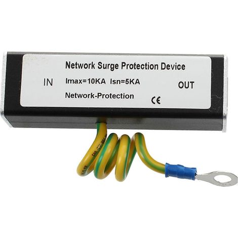 Parafoudre Ethernet 100 MHz avec 2 ports RJ45 (1/4)