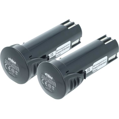 vhbw 2x Akku kompatibel mit Panasonic EY3610 LA1J, EY7410LA1C, EY7410LA2S, EY3610, EY6220NQ Elektrowerkzeug (2000 mAh, Li-Ion, 3,6 V) (1/4)