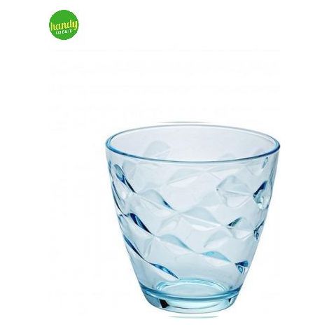 Bicchiere Flora Acqua Azzurro cc 260 pz.6 Bormioli