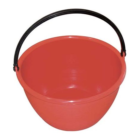 CESTA RACCOLTA TONDA STEFANPLAST - PPL ROSSO LT 20- 5 pezzi