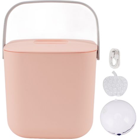 Lave-vaisselle portable 18W avec seau, rechargeable USB, étanche IP67, mini machine à laver la vaisselle rose pour camping-car et voyage (1/5)