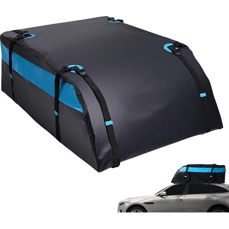 Sac de Toit imperméable, Grand Porte-Bagages de Toit, aileron aérodynamique, Sac de Bagage de Voiture, Coffre de Toit, Sac de Toit imperméable en Tissu Oxford, Sac de Porte-Bagages, Sac de Voyage (1/5)