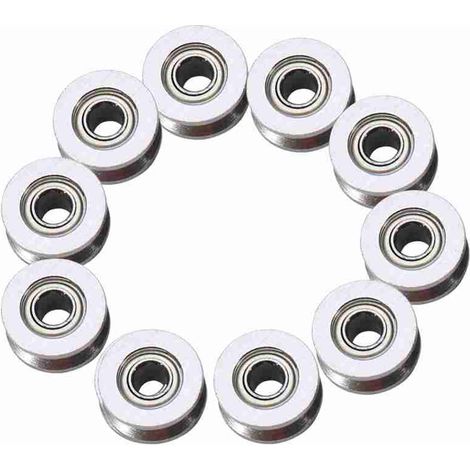 10 V624ZZ V-förmige Kugelrollen für Linearführungssysteme 4136 mm