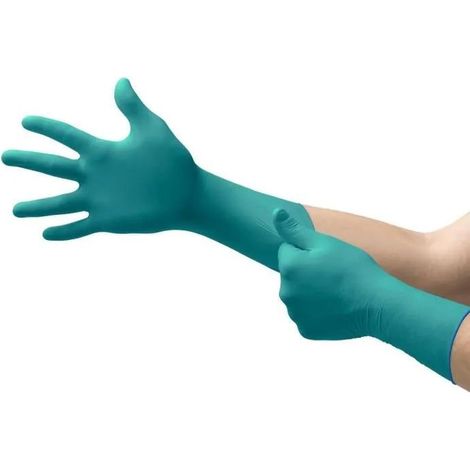 Guantes de protección Ansell Microflex 93 260 verde nitrilo neopreno