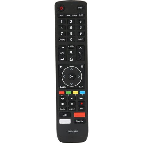 Télécommande de remplacement pour téléviseur LCD Hisense H50U7A, H55U7A, H65U7A, H43A6500, H50A6500, H55A6500 et H65A6500 (1/5)