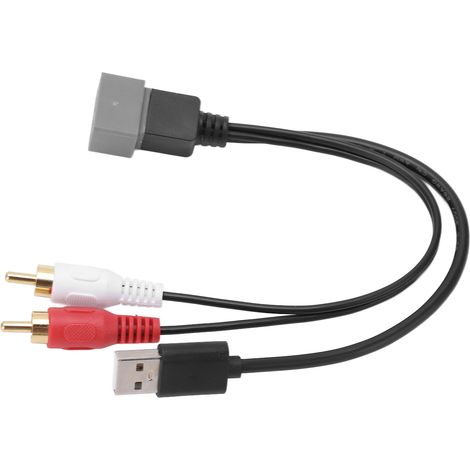 8-poliger RCA-USB-Autoradio-Adapter 23 cm/9,06 Zoll für Nissan Cube, Juke, Versa (1/5)