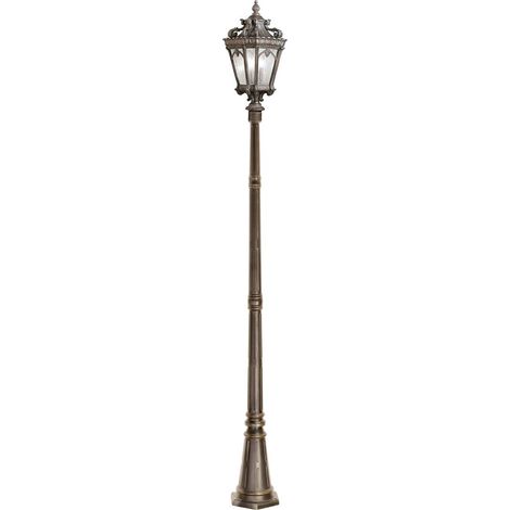 Lanterne extérieure à 3 lumières IP44 – Finition Londonderry – Hauteur 310 cm – Largeur 30,5 cm – Type E14 – Puissance max 60W – Elstead