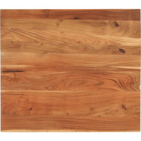 Piano Tavolo 110x80x3,8 cm Rettangolare Legno Massello Acacia vidaXL