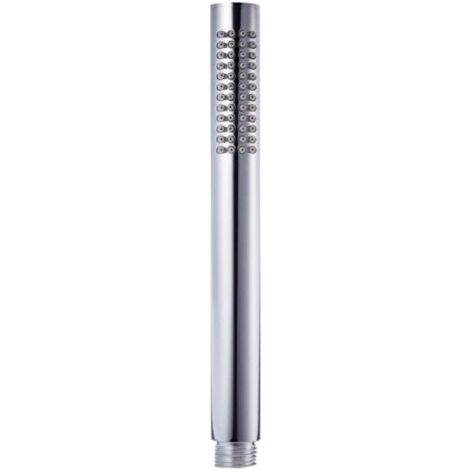 Pommeau de douche monobloc à main avec buse unique , plaqué cuivre,Pommeau de douche à main domestique, buse de pulvérisation de salle de bain à économie d'eau pour un usage domestique (tête ronde) (1/5)