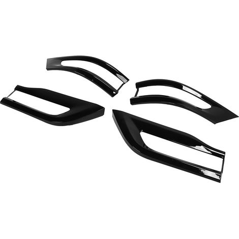4 Plaques de Garniture de Feu Arrière Noir Brillant pour Jeep Grand Cherokee 2014-2020 (1/5)