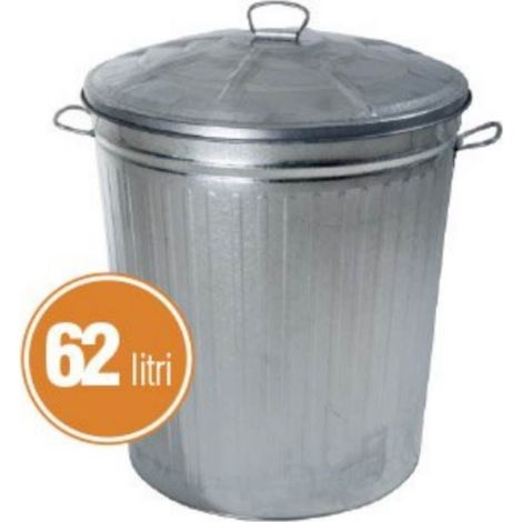 PAPELERA ZINC LT. 62