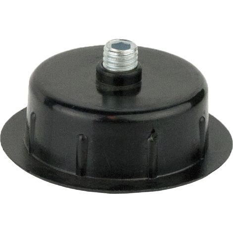 SISO Höhenversteller zum Einbohren Ø40mm,ISK 4mm, Tragkr.150KG, Stahl/KS schwarz (1/3)