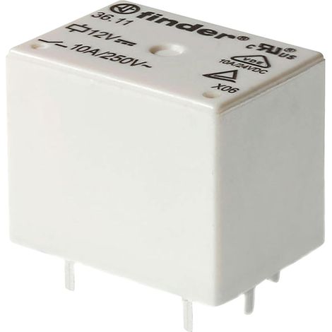 Relais cube CI 1RT 10A 6V DC lavable AgSnO2 FINDER 361190064011