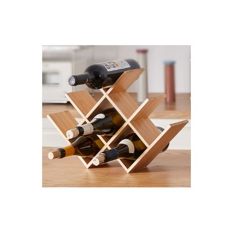 Porte - vin pour 8 bouteilles couleur originale W glyphe (1/2)