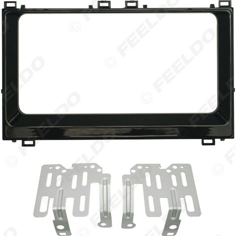 Compatible with Toyota Corolla/Altis: audio/video modification frame, DVD modification panel, 2DIN bracket (1/5)