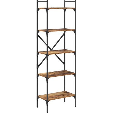 Maison Exclusive - Bücherregal Altholz 56 x 32 x 174 cm Holzwerks