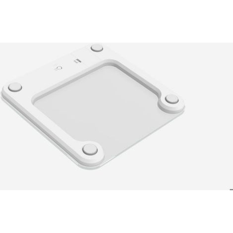 Pese Personne Electronique - Ecran LCD Grand Format - Capacite 180 Kg - Plateau Verre 26x26 Cm - Alimentation 2 Piles AAA (1/3)