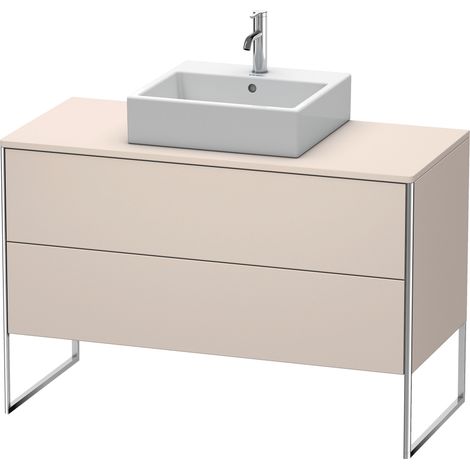 Lavabo consola Duravit XSquare, apoyado en el suelo, 2 (1/3)