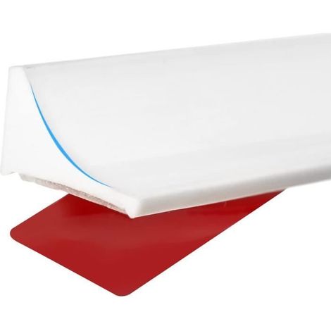 200cm Blanc Barriere Douche et Système de Rétention Silicone,Anti Débordement Seuil de Douche Barrage D\'eau en Caoutchouc (1/4)