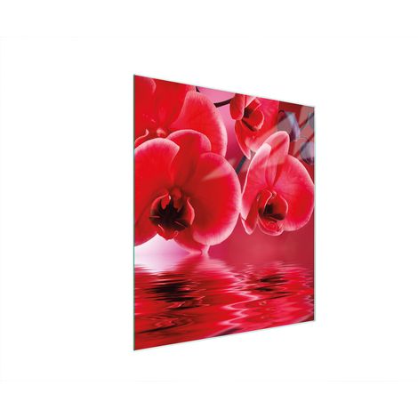 Glasschneidebrett 45x52 Orchidee (1/5)