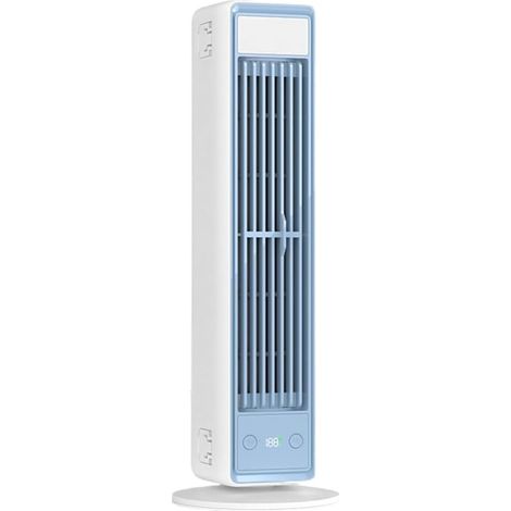 Ventilateur colonne oscillant portable sans pales, refroidisseur silencieux 3 vitesses pour chambre salon bureau dortoir avec circulation d'air efficace (1/5)