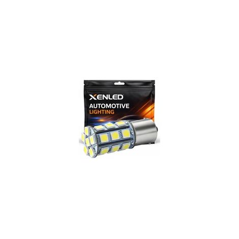 Ampoule 24 LED SMD - P21W / BA15S / T25 / 1156 - Blanc - Lampe de signalisation LED (1/5)