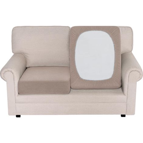 Copriseduta per Divano 2 Posti Elastico Estetico Beige 64-77cm (1/5)
