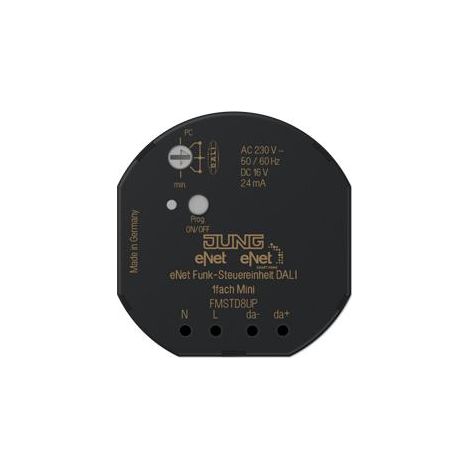 Jung eNet Unità di controllo radio DALI 1 volta Mini FM STD 8 UP