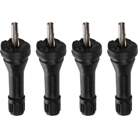 Accessoires pour pneus Accessoires auto Valves de pneu Capteurs de pression des pneus Valve de pression noire compatible avec Nissan Qashqai