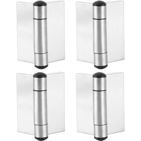 Set mit 4 Edelstahl-Federbändern – Selbstschließende Beschläge für Schränke, Regale und Möbel (1/5)
