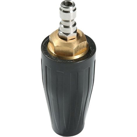 CSPARKV 1 PCS Buse Turbo Rotative 3000PSI Haute Pression 1/4" Buse de Pulvérisation à Connexion Rapide en Spirale Buse Tourbillonnante 030 (1/4)